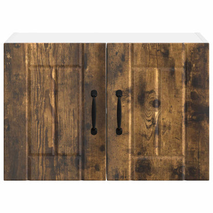 vidaXL Éléments hauts de cuisine 2 pcs Chêne fumé 60 x 31 x 40 cm
