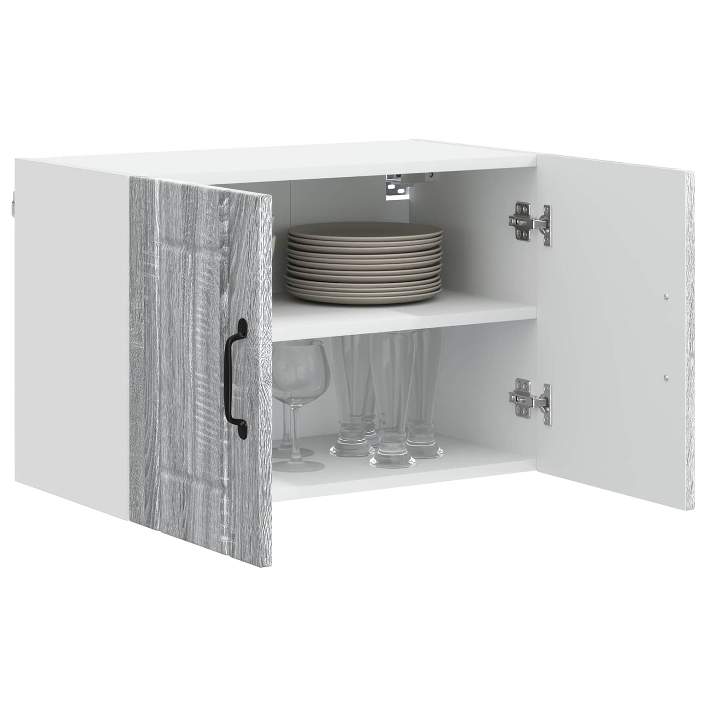 vidaXL Armoire murale de cuisine Gris Sonoma 60 x 31 x 40 cm Bois d'ingénierie