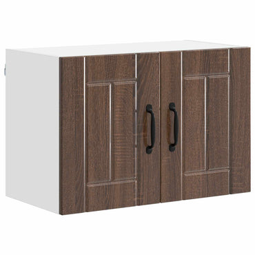 vidaXL Armoire murale de cuisine avec porte Aspect chêne marron 60 x 31 x 40 cm