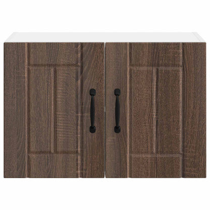 vidaXL Armoire murale de cuisine avec porte Aspect chêne marron 60 x 31 x 40 cm