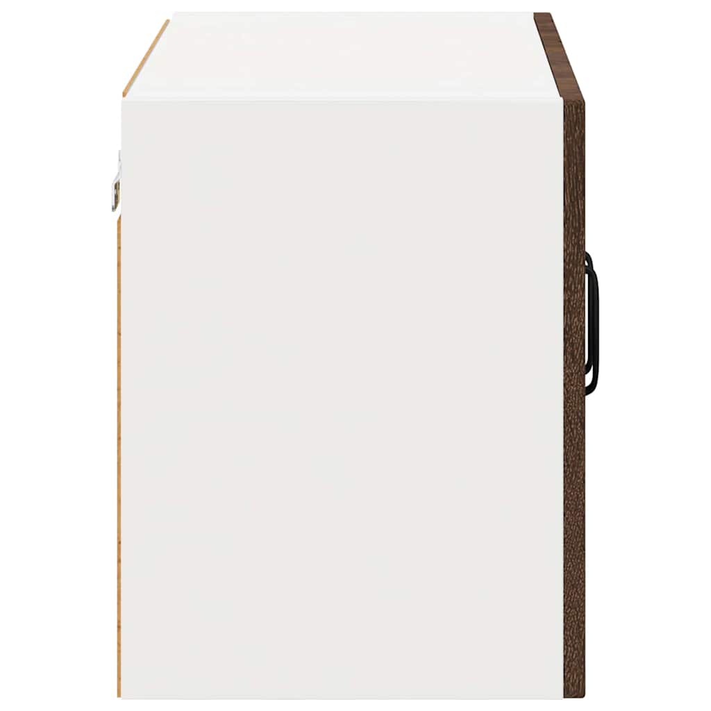vidaXL Meubles hauts de cuisine 2 pcs Chêne marron aspect bois 60 x 31 x 40 cm