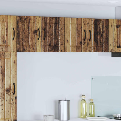vidaXL Meuble haut de cuisine avec porte en bois de récupération 60 x 31 x 40 cm Bois d'ingénierie