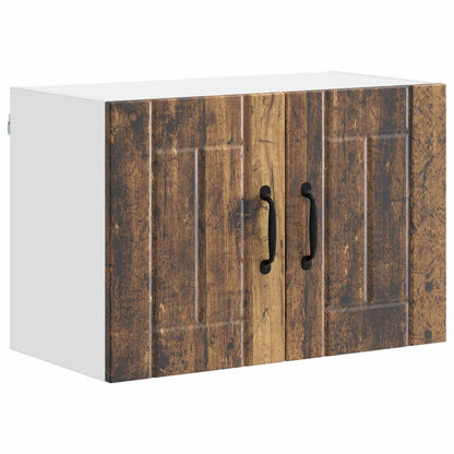 vidaXL Meuble haut de cuisine avec porte en bois de récupération 60 x 31 x 40 cm Bois d'ingénierie