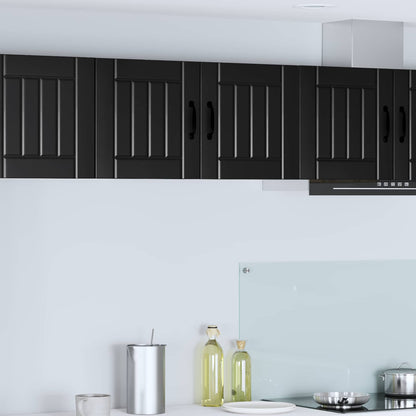 vidaXL Küchenschrank Schwarz 80 x 31 x 40 cm Holzwerkstoff