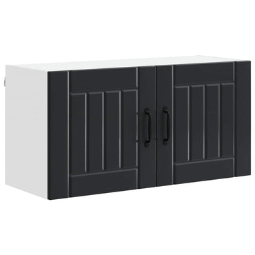 vidaXL Küchenschrank Schwarz 80 x 31 x 40 cm Holzwerkstoff