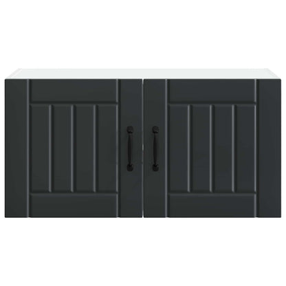 vidaXL Küchenschrank Schwarz 80 x 31 x 40 cm Holzwerkstoff
