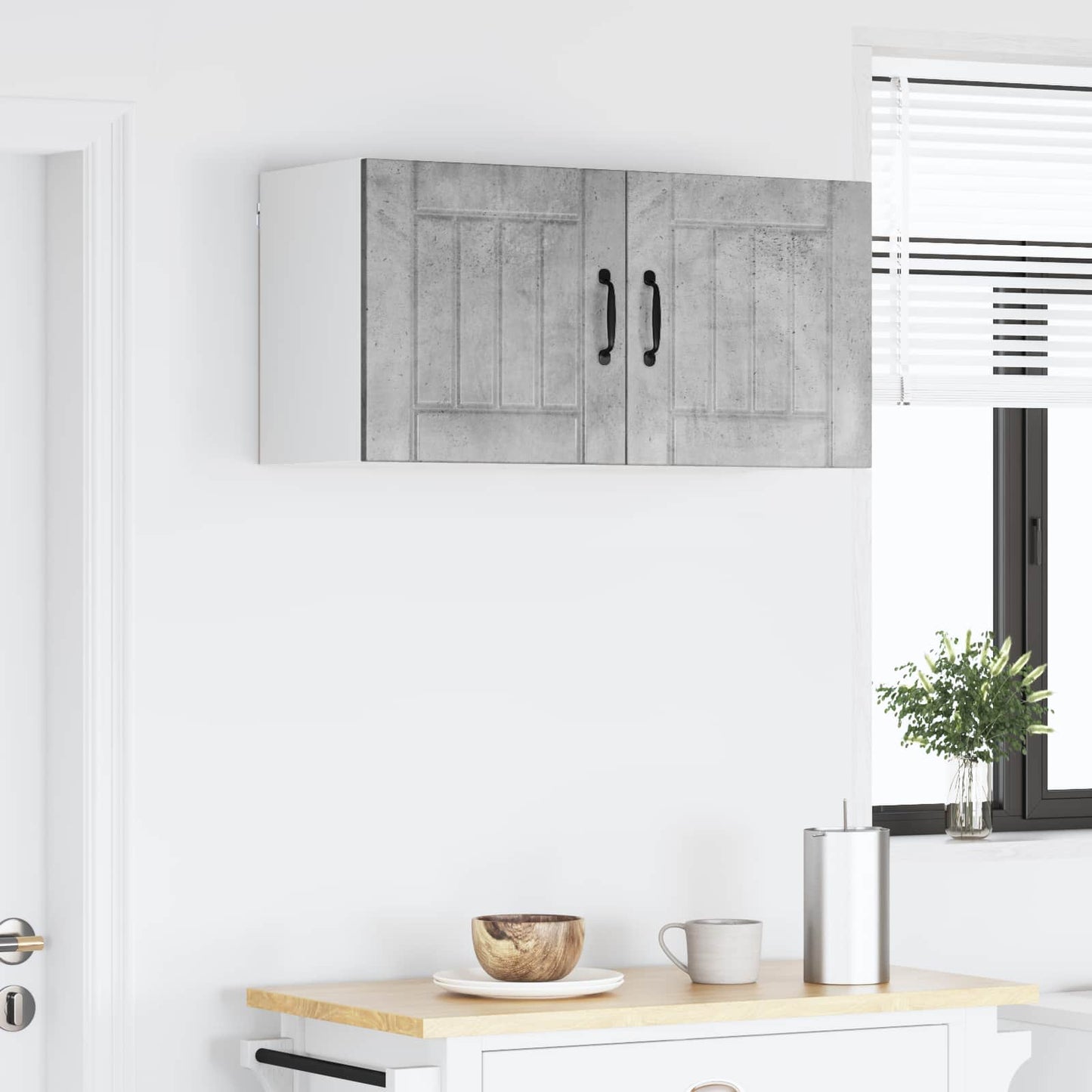 vidaXL Küchenschrank Beton Grau 80 x 31 x 40 cm Holzwerkstoff
