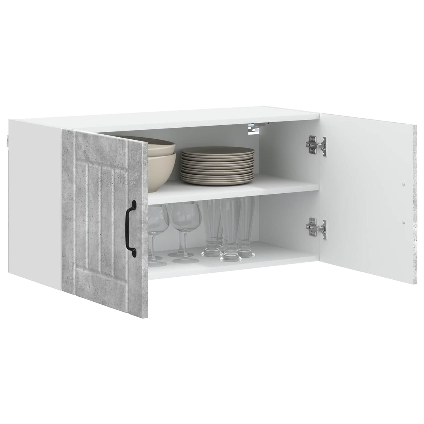 vidaXL Küchenschrank Beton Grau 80 x 31 x 40 cm Holzwerkstoff