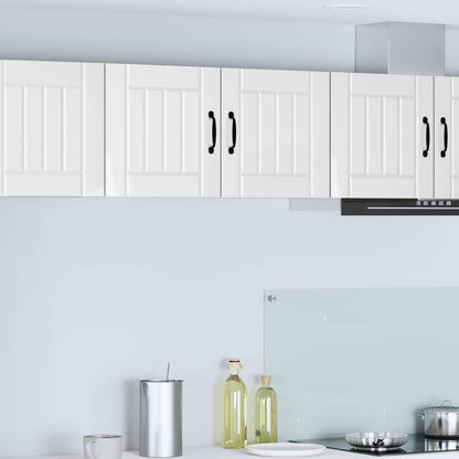vidaXL Küchenschrank Hochglanz Weiß 80 x 31 x 40 cm Holzwerkstoff
