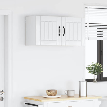 vidaXL Küchenschrank Hochglanz Weiß 80 x 31 x 40 cm Holzwerkstoff