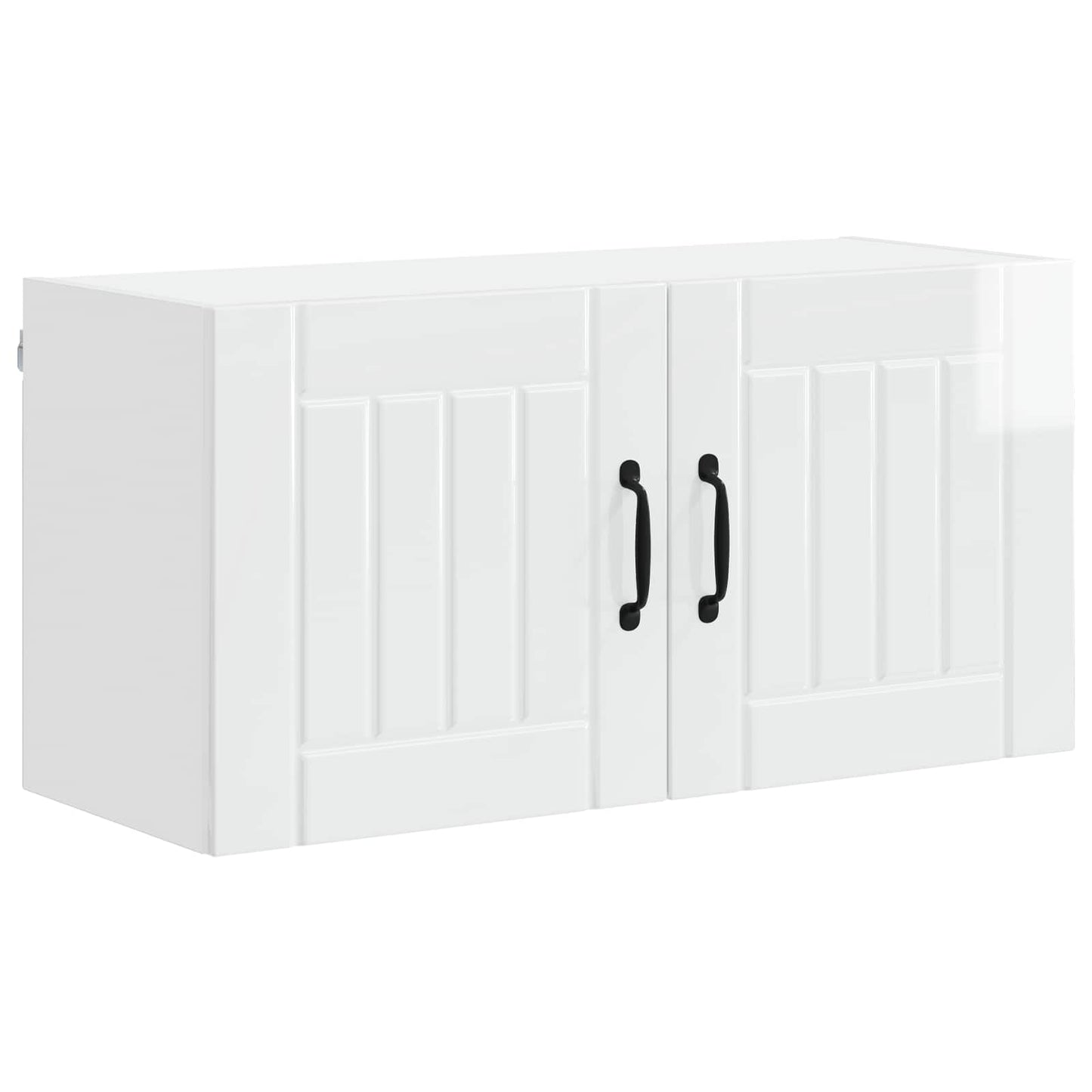 vidaXL Küchenschrank Hochglanz Weiß 80 x 31 x 40 cm Holzwerkstoff