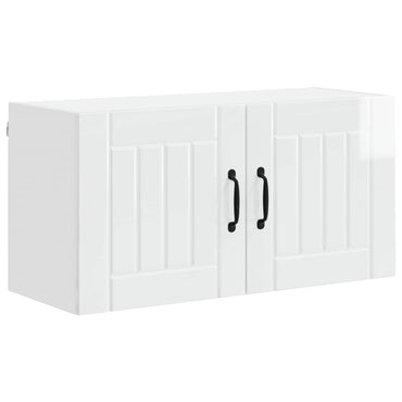 vidaXL Küchenschrank Hochglanz Weiß 80 x 31 x 40 cm Holzwerkstoff