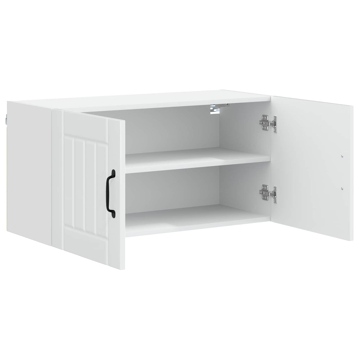 vidaXL Küchenschrank Hochglanz Weiß 80 x 31 x 40 cm Holzwerkstoff