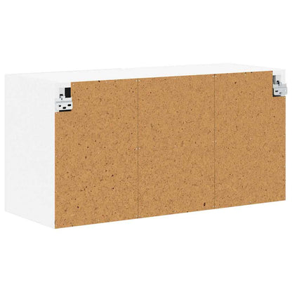 vidaXL Küchenschrank Hochglanz Weiß 80 x 31 x 40 cm Holzwerkstoff