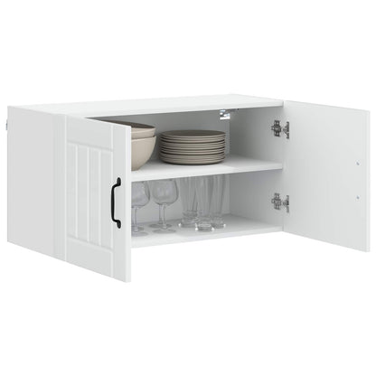 vidaXL Küchenschrank Hochglanz Weiß 80 x 31 x 40 cm Holzwerkstoff
