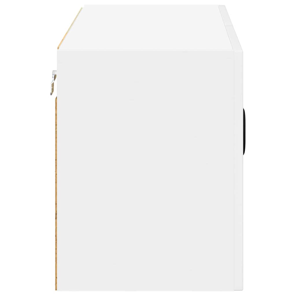 vidaXL Küchenschrank Hochglanz Weiß 80 x 31 x 40 cm Holzwerkstoff