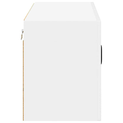 vidaXL Küchenschrank Hochglanz Weiß 80 x 31 x 40 cm Holzwerkstoff