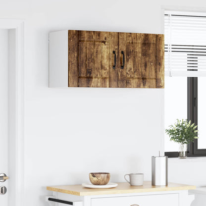 vidaXL Küchenschrank Geräucherte Eiche 80 x 31 x 40 cm Holzwerkstoff