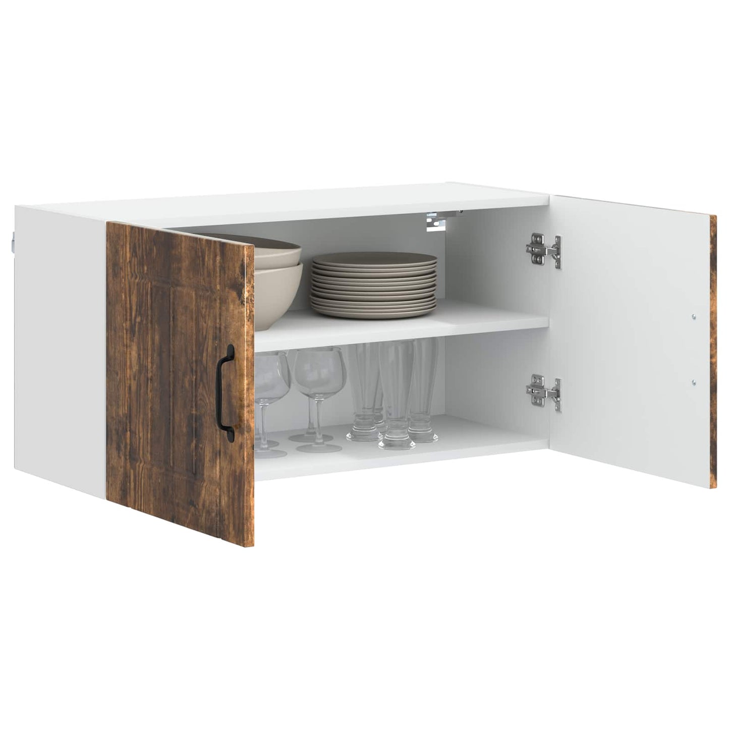 vidaXL Küchenschrank Geräucherte Eiche 80 x 31 x 40 cm Holzwerkstoff
