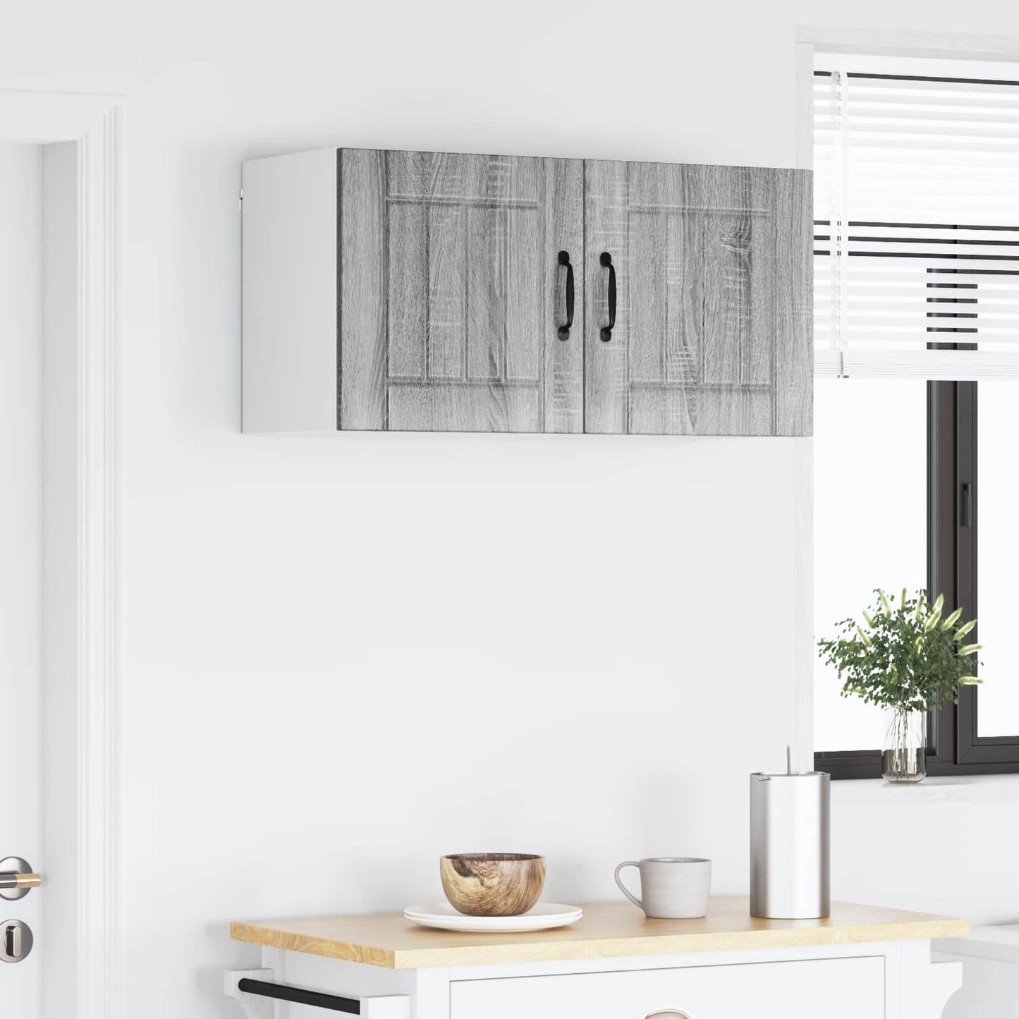 vidaXL Küchenschrank Graues Sonoma 80 x 31 x 40 cm Holzwerkstoff
