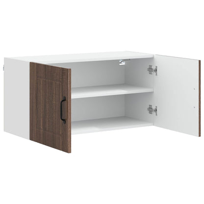 Küchenschrank Braun Eichen-Optik 80 x 31 x 40 cm Holzwerkstoff