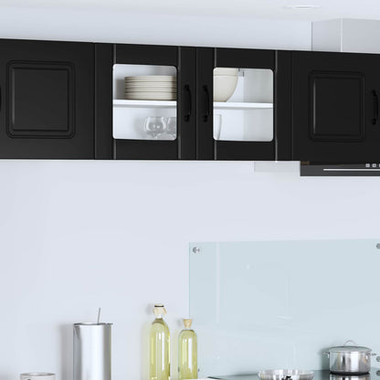 vidaXL Küchenschrank Schwarz 80 x 31 x 40 cm Holzwerkstoff