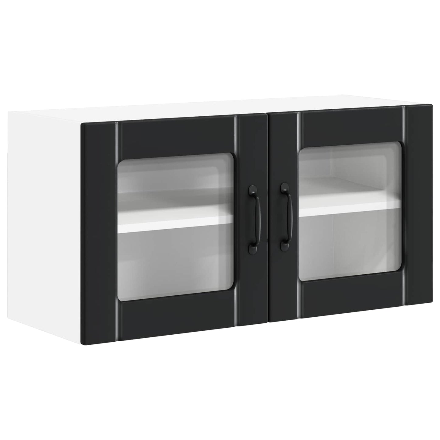 vidaXL Küchenschrank Schwarz 80 x 31 x 40 cm Holzwerkstoff