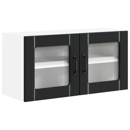 vidaXL Küchenschrank Schwarz 80 x 31 x 40 cm Holzwerkstoff