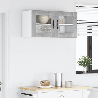 vidaXL Küchenschrank Beton Grau 80 x 31 x 40 cm Holzwerkstoff