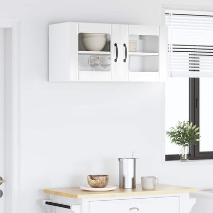 vidaXL Küchenschrank Hochglanz Weiß 80 x 31 x 40 cm Holzwerkstoff