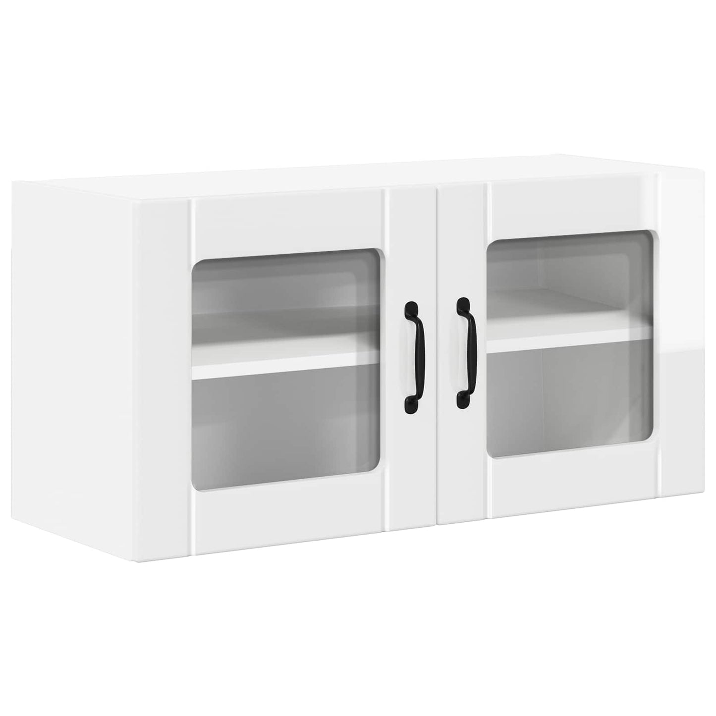 vidaXL Küchenschrank Hochglanz Weiß 80 x 31 x 40 cm Holzwerkstoff