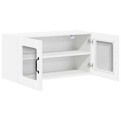 vidaXL Küchenschrank Hochglanz Weiß 80 x 31 x 40 cm Holzwerkstoff