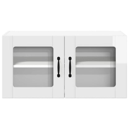 vidaXL Küchenschrank Hochglanz Weiß 80 x 31 x 40 cm Holzwerkstoff