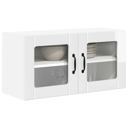 vidaXL Küchenschrank Hochglanz Weiß 80 x 31 x 40 cm Holzwerkstoff