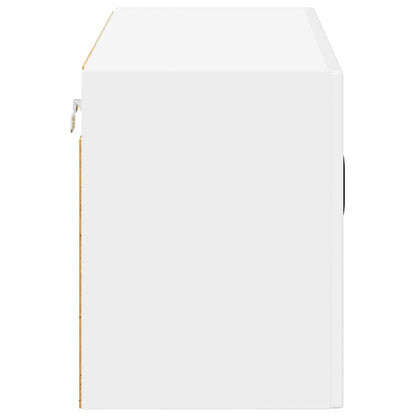 vidaXL Küchenschrank Hochglanz Weiß 80 x 31 x 40 cm Holzwerkstoff