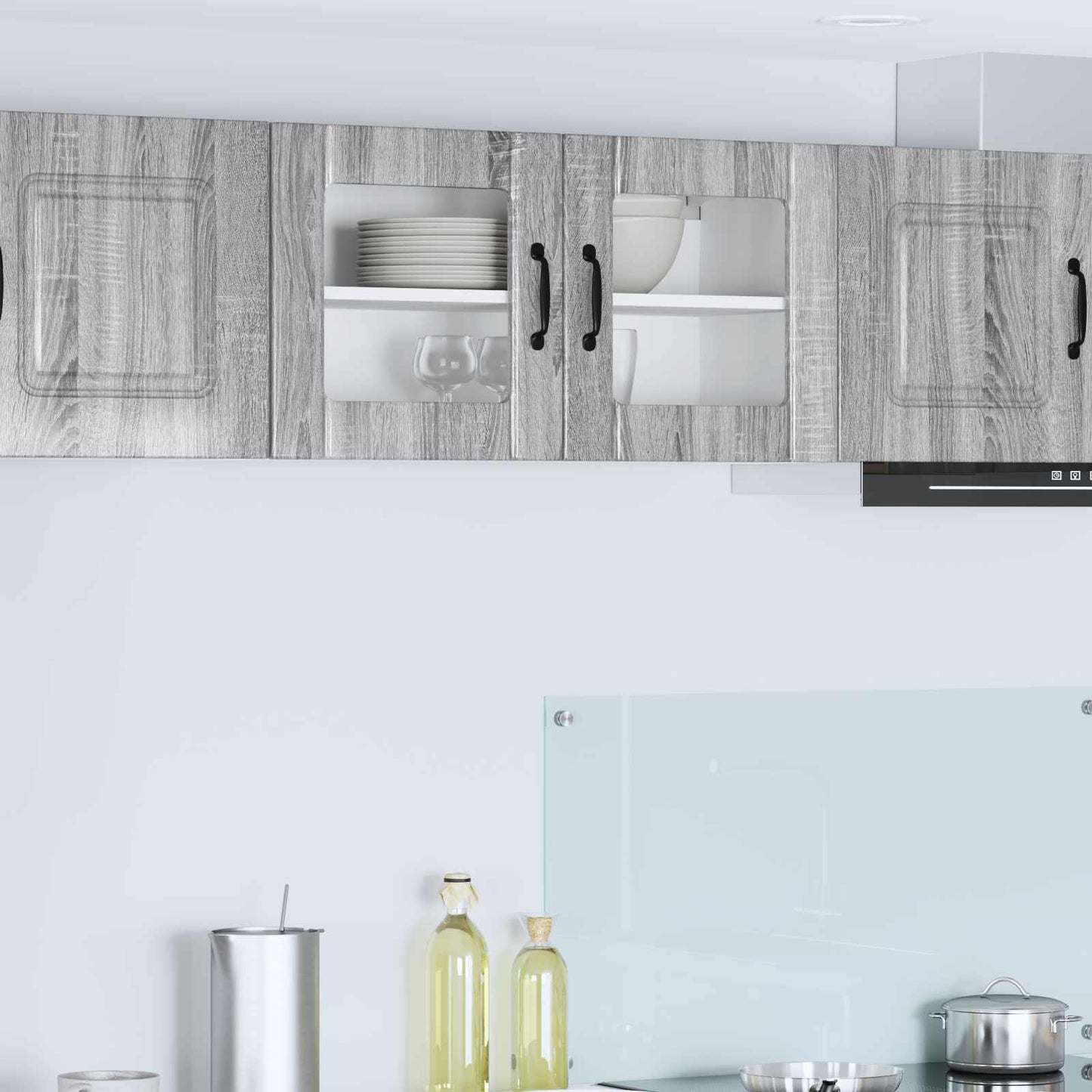 vidaXL Küchenschrank Graues Sonoma 80 x 31 x 40 cm Holzwerkstoff