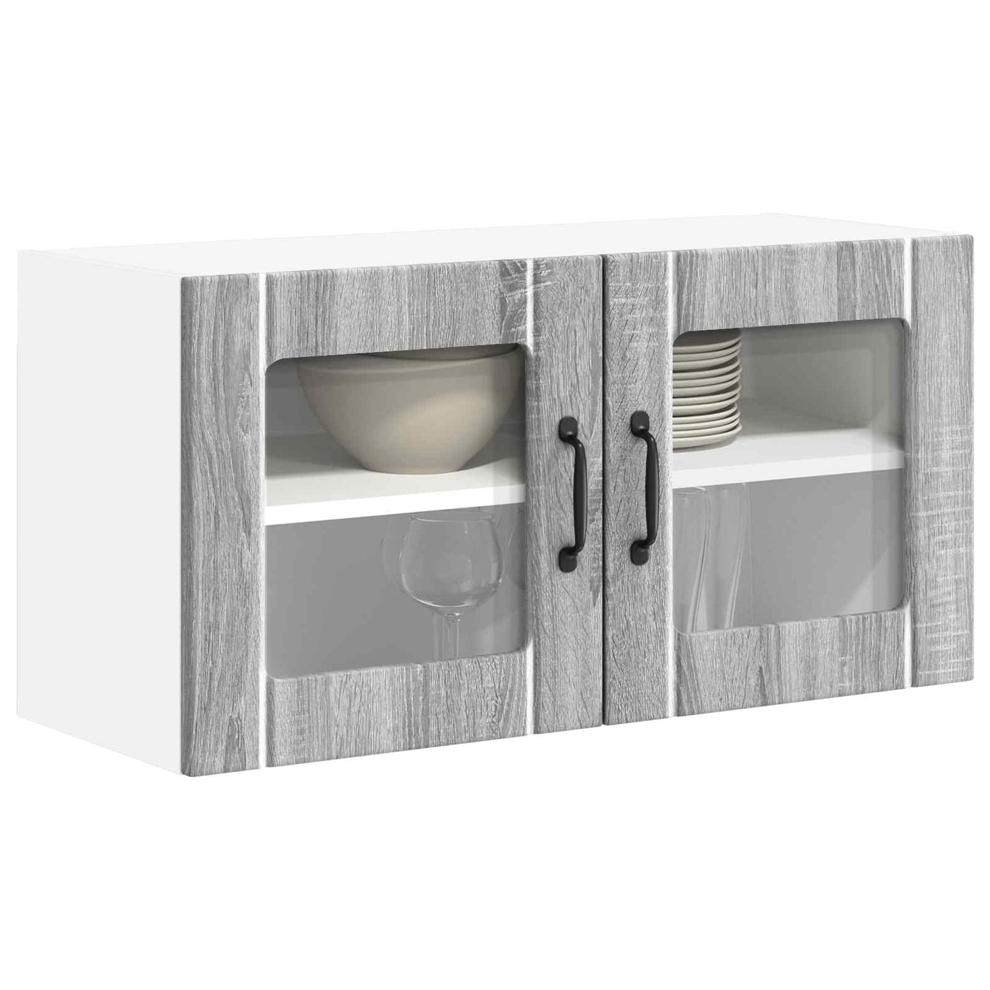 vidaXL Küchenschrank Graues Sonoma 80 x 31 x 40 cm Holzwerkstoff
