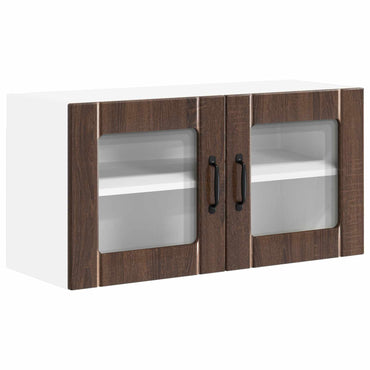 vidaXL Küchenschrank Braun Eichen-Optik 80 x 31 x 40 cm Holzwerkstoff