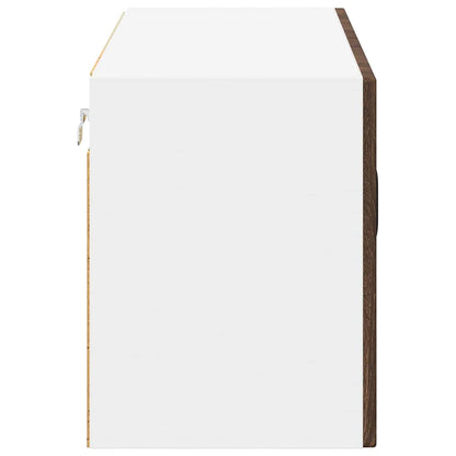 Küchenschrank Braun Eichen-Optik 80 x 31 x 40 cm Holzwerkstoff