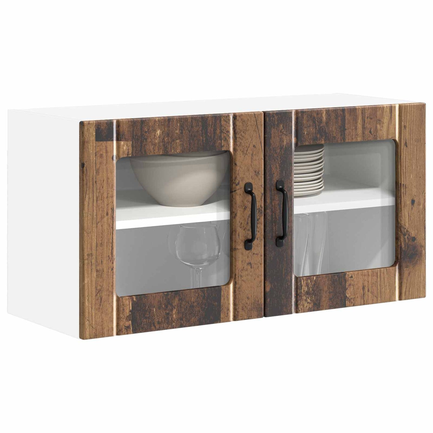 vidaXL Küchenschrank Altholz 80 x 31 x 40 cm Holzwerkstoff