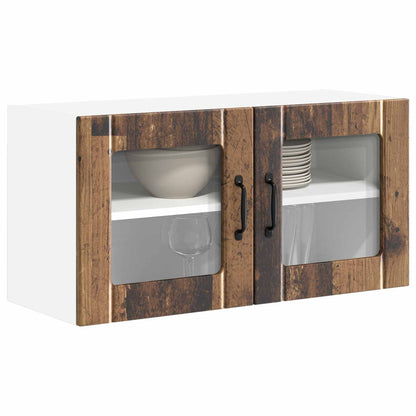 vidaXL Küchenschrank Altholz 80 x 31 x 40 cm Holzwerkstoff