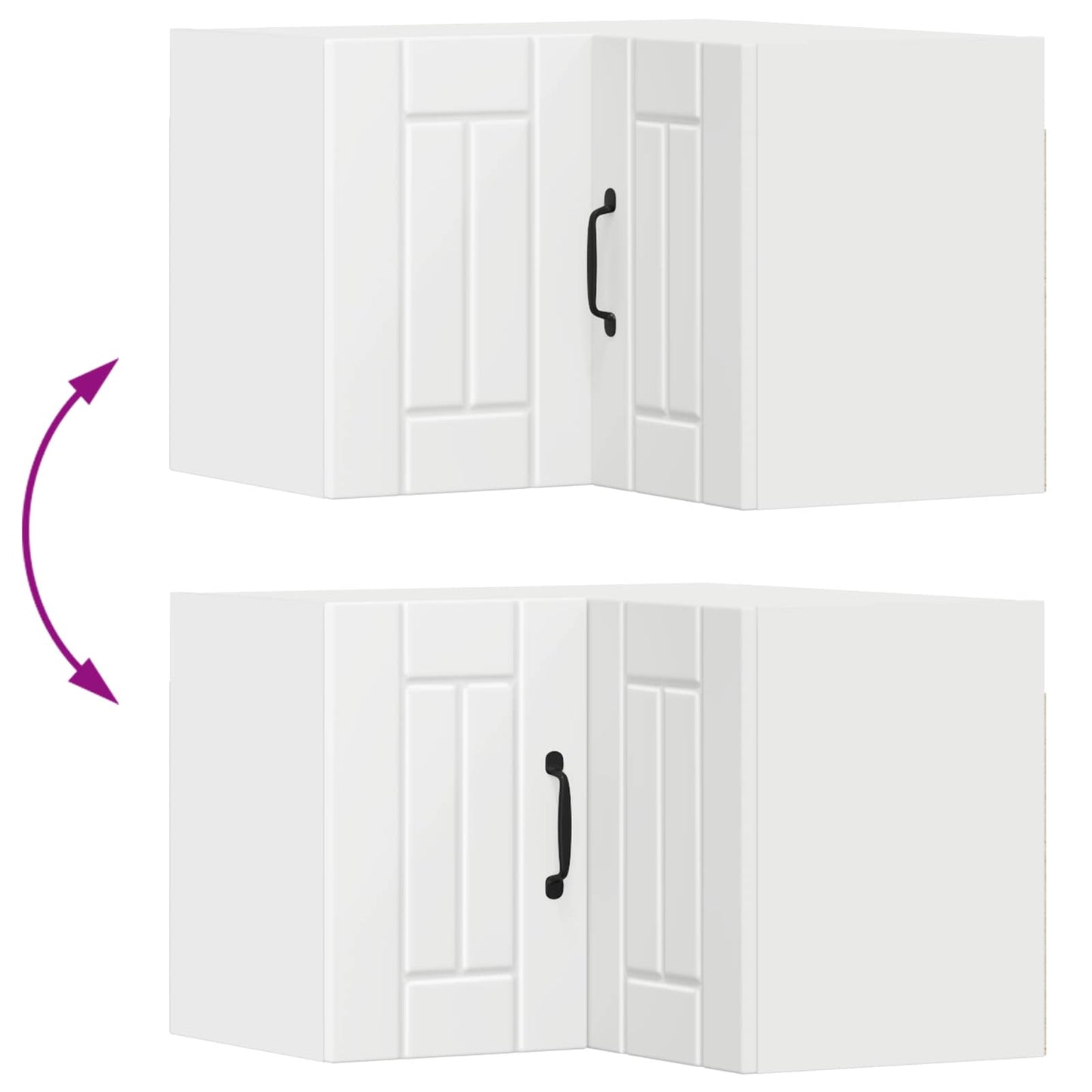 Küchenschrank Weiß 57 x 57 x 40 cm Holzwerkstoff