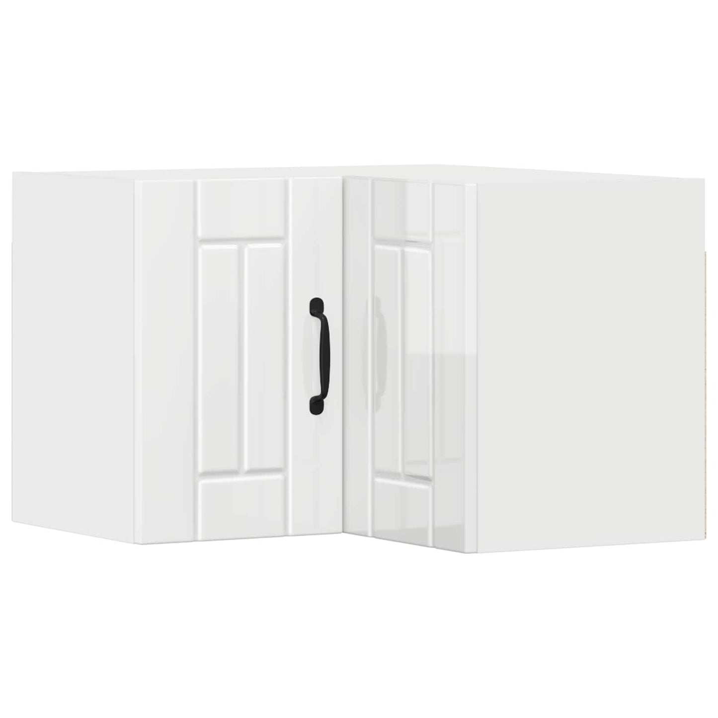 vidaXL Küchenschrank Hochglanz Weiß 57 x 57 x 40 cm Holzwerkstoff