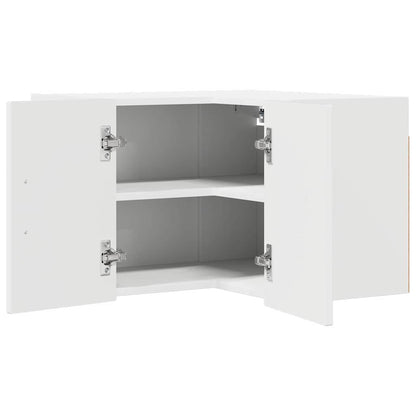 vidaXL Küchenschrank Hochglanz Weiß 57 x 57 x 40 cm Holzwerkstoff