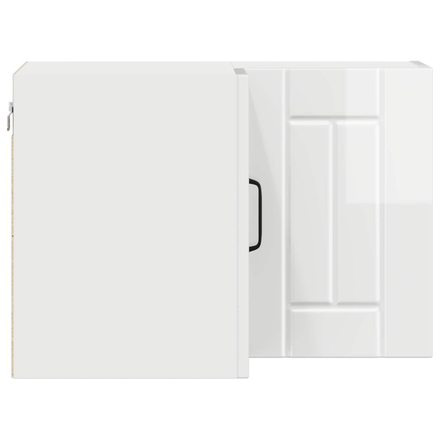 vidaXL Küchenschrank Hochglanz Weiß 57 x 57 x 40 cm Holzwerkstoff