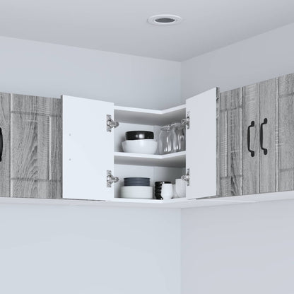 vidaXL Küchenschrank Graues Sonoma 57 x 57 x 40 cm Holzwerkstoff