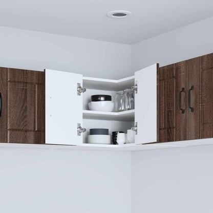 vidaXL Küchenschrank Braun Eichen-Optik 57 x 57 x 40 cm Holzwerkstoff