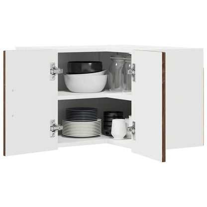 vidaXL Küchenschrank Braun Eichen-Optik 57 x 57 x 40 cm Holzwerkstoff