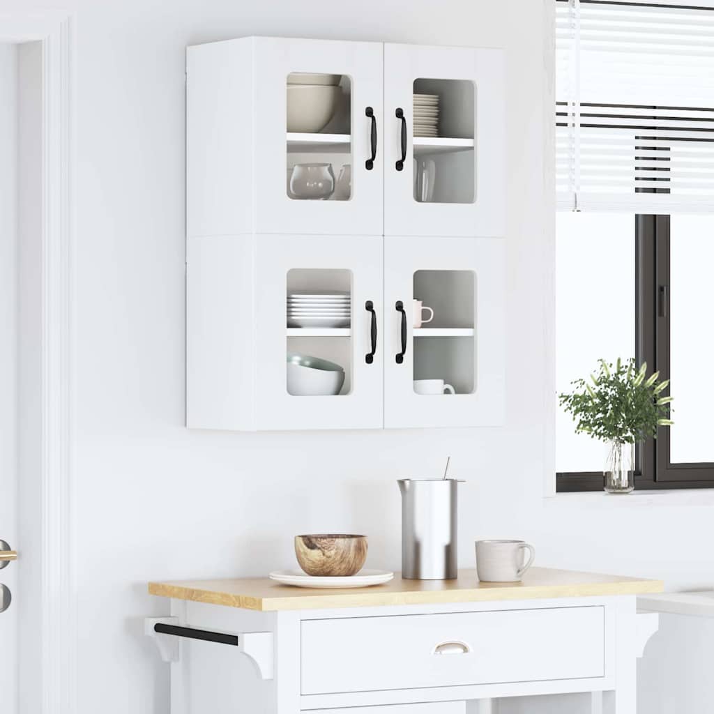 vidaXL Küchenschrank 2 pcs Weiß 60 x 31 x 40 cm Holzwerkstoff