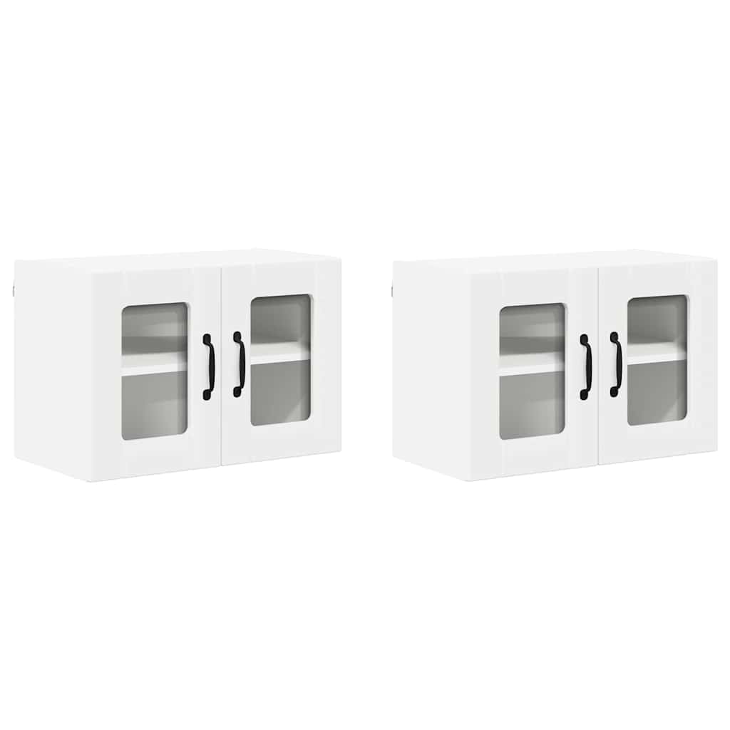 vidaXL Küchenschrank 2 pcs Weiß 60 x 31 x 40 cm Holzwerkstoff